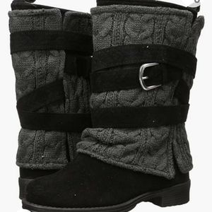 Muk Luks Nikita wrapped boots size 7